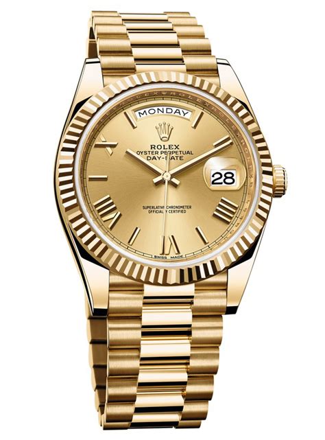 yellow gold day date